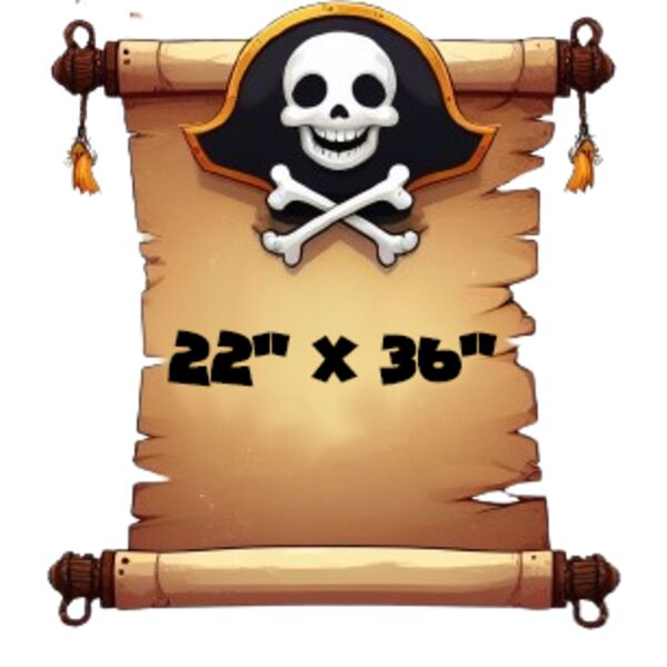 22x36 DTF Transfer: Upload Gang Thumbnail