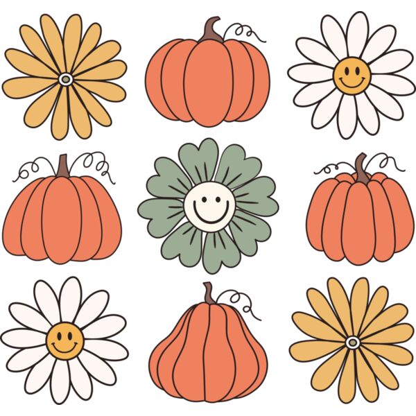 PumpkinsFlowers1 PNG Thumbnail