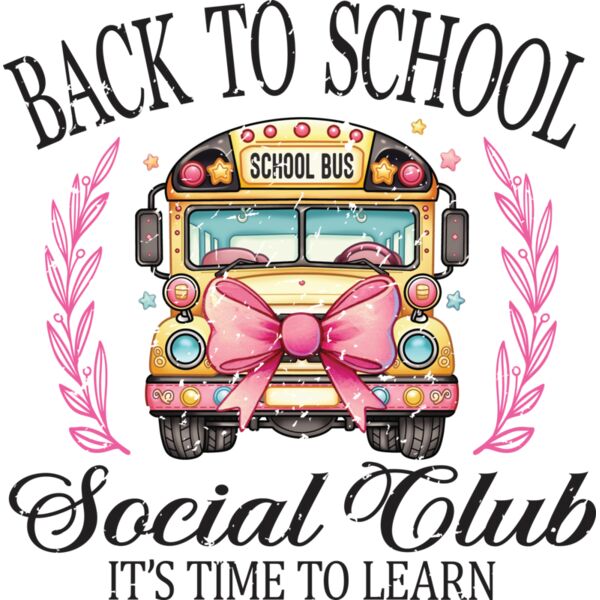 Back To School Social Club Distressed Thumbnail
