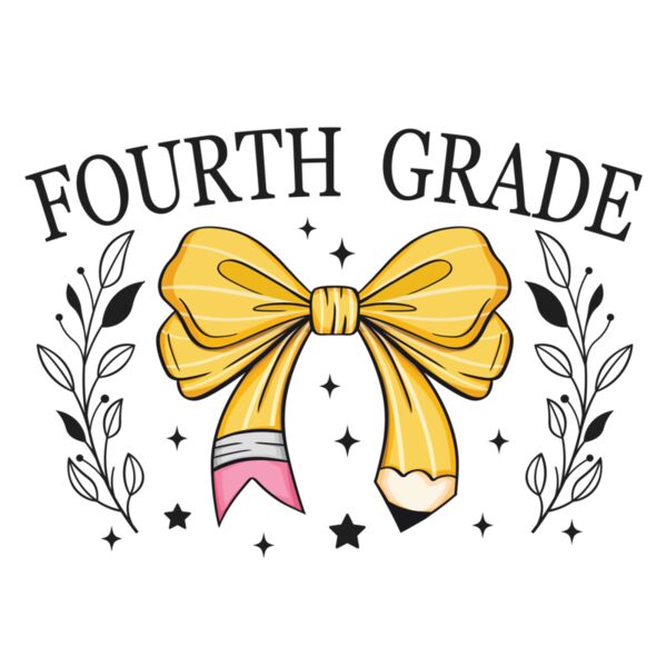 Fourth Grade Pencil Bow Thumbnail