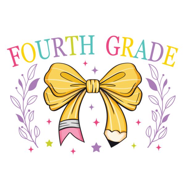 Fourth Grade Pencil Bow Thumbnail