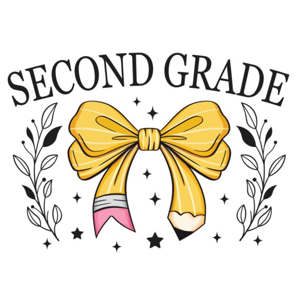 Second Grade Pencil Bow Thumbnail