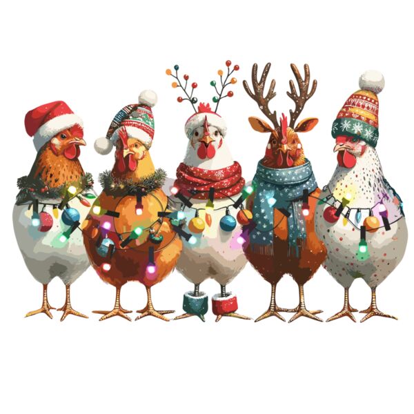 Festive Chickens Thumbnail
