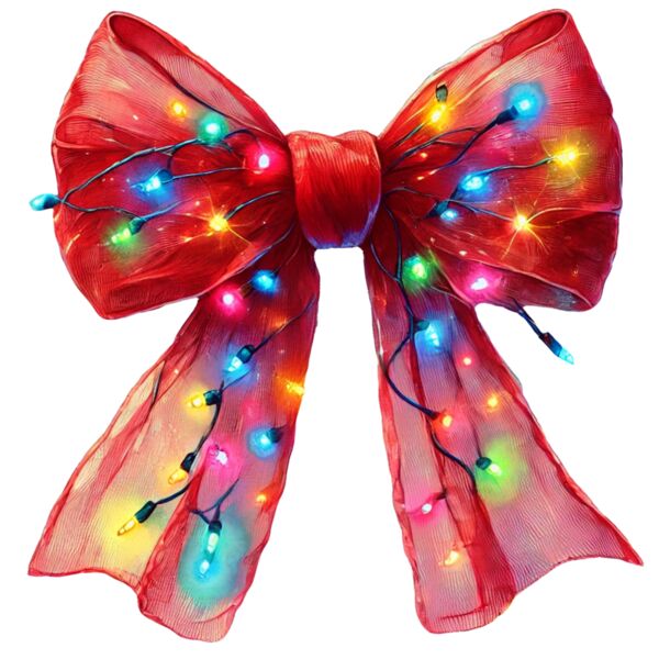 Red Bow Fairy Lights Thumbnail