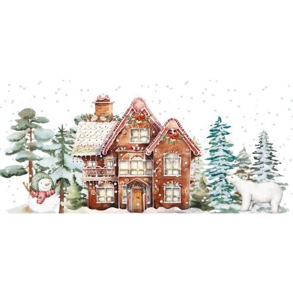 Snowy house Thumbnail