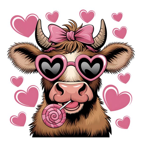 Valentine Highland Cow Thumbnail